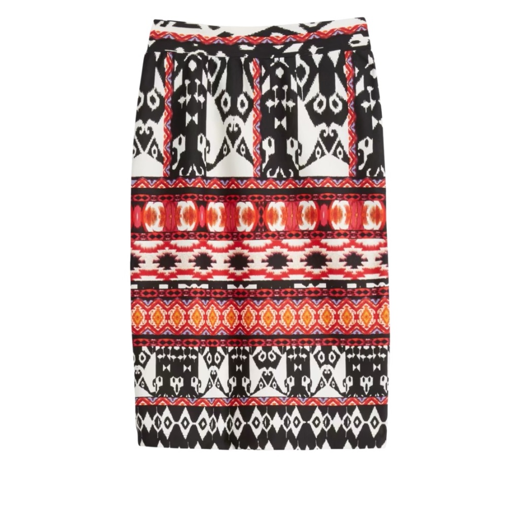 Colorful Melisa printed pencil skirt - beautiful colors!